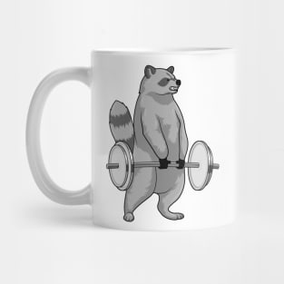 Racoon Bodybuilding Dumbbell Mug